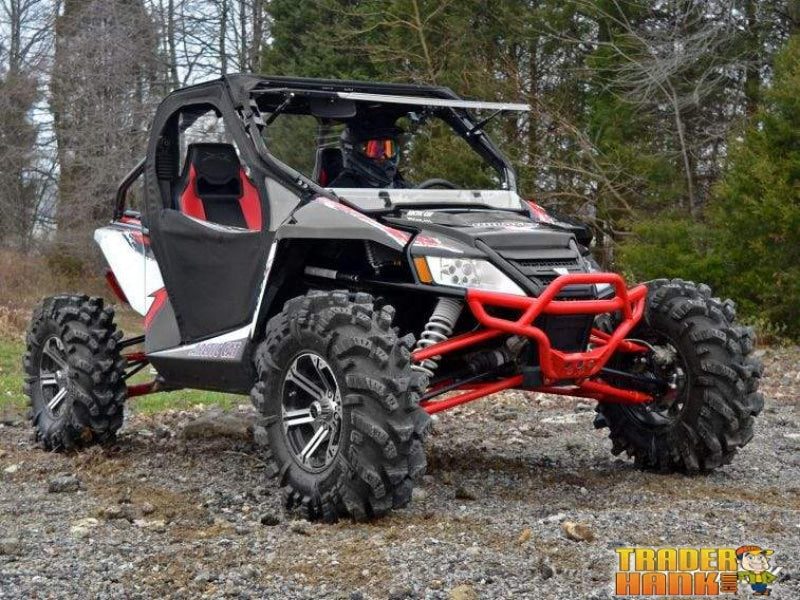 Arctic Cat Wildcat Scratch Resistant Flip Windshield | SUPER ATV WINDSHIELDS - Free Shipping