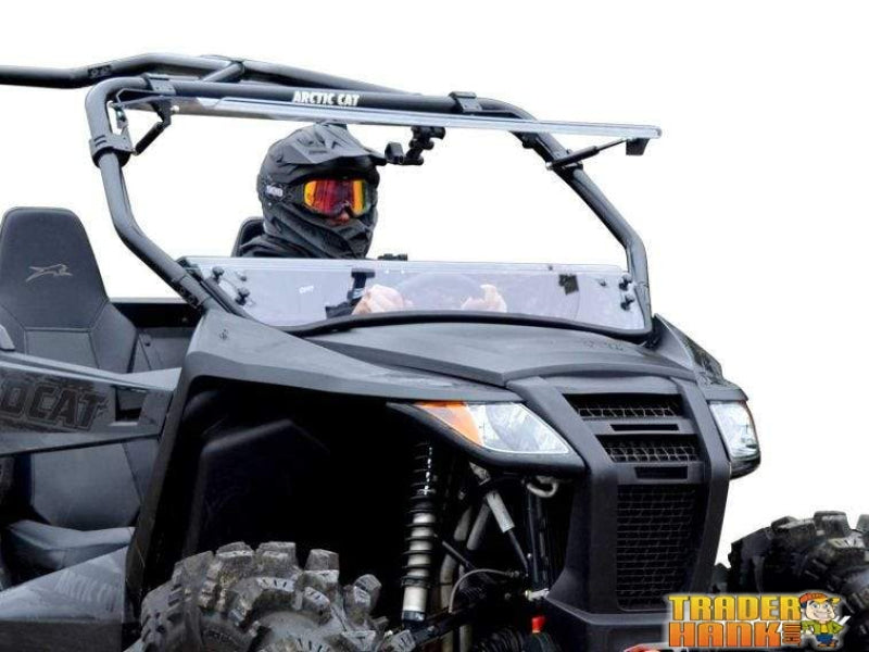 Arctic Cat Wildcat Trail Scratch Resistant Flip Windshield | Free shipping