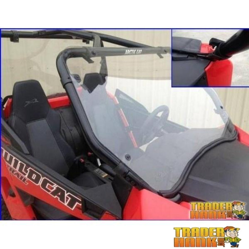 Arctic Cat Wildcat Trail - Arctic Cat Wildcat Sport Hard Coated Polycarbonate Full Windshield | UTV ACCESSORIES - Free Shipping