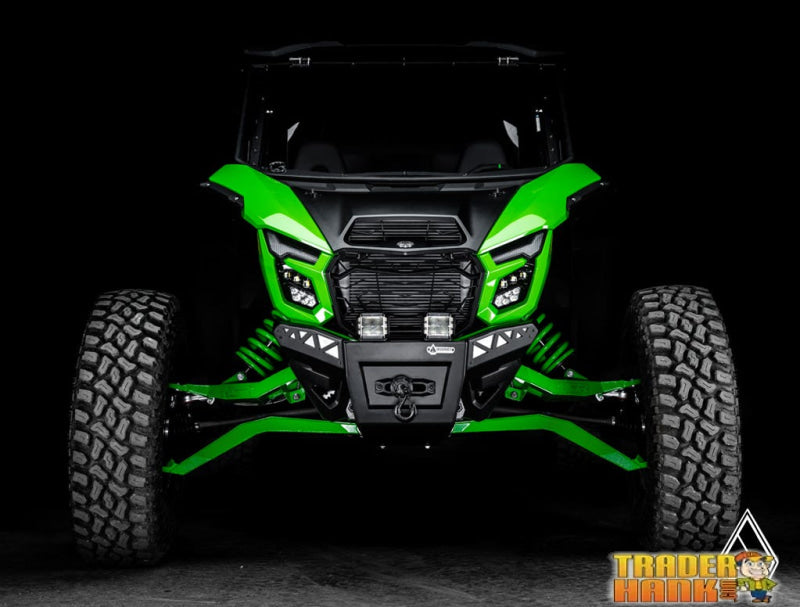 Assault Industries Kawasaki Teryx H2 Winch-Ready Aluminum Plate Front Bumper | UTV Accessories - Free shipping