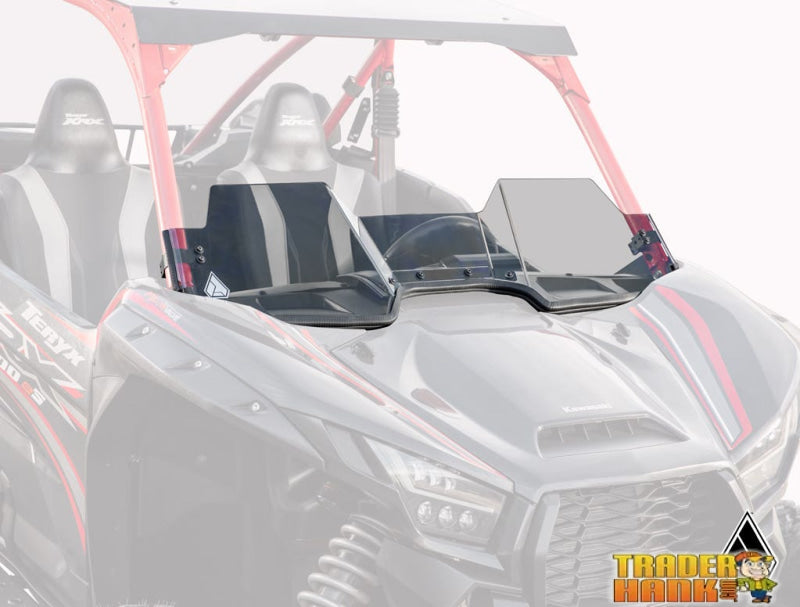 Assault Industries Kawasaki Teryx KRX 1000 Half Windshield | UTV Accessories - Free shipping