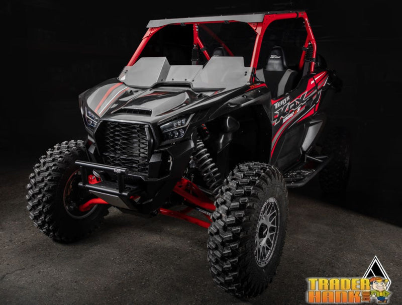 Assault Industries Kawasaki Teryx KRX 1000 Half Windshield | UTV Accessories - Free shipping