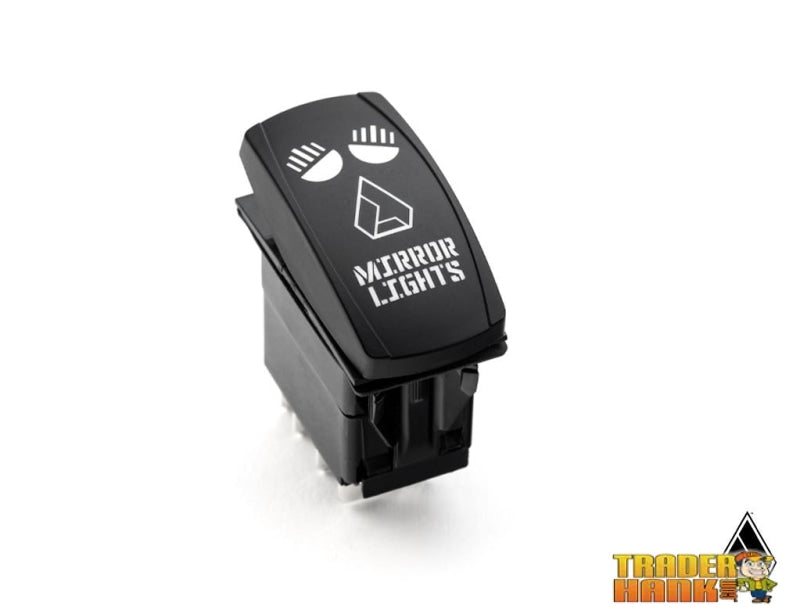 Assault Industries Nighthawk G2 LED Side-View Mirrors | UTV Accessories - Free shipping