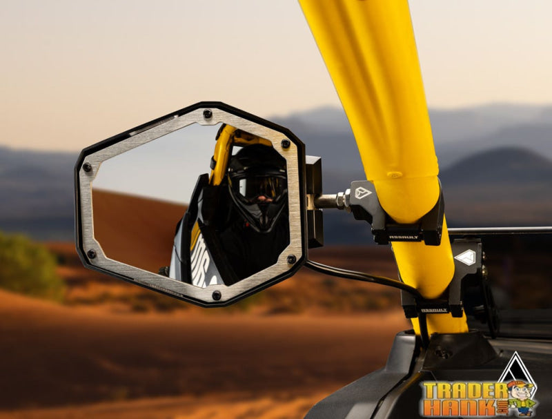 Assault Industries Nighthawk G2 LED Side-View Mirrors | UTV Accessories - Free shipping