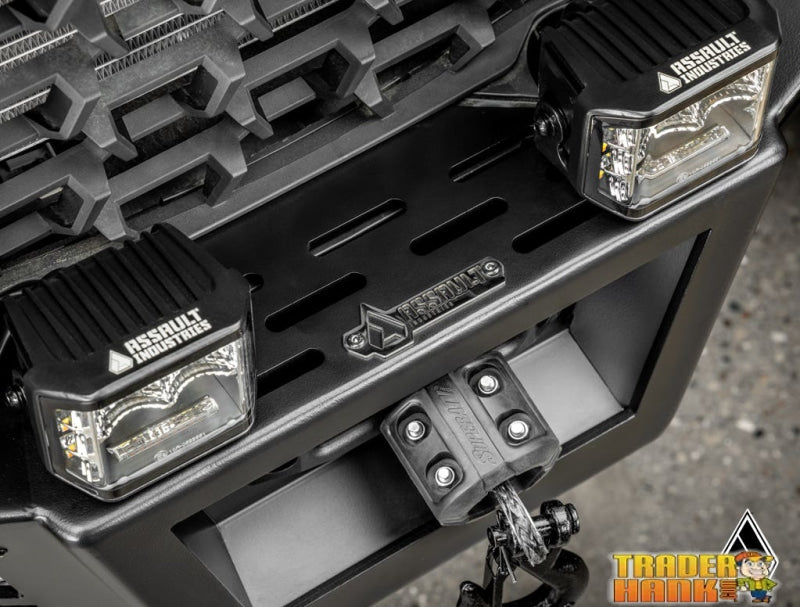 Assault Industries RZR Pro XP Winch-Ready Aluminum Plate Front Bumper | UTV Accessories - Free shipping