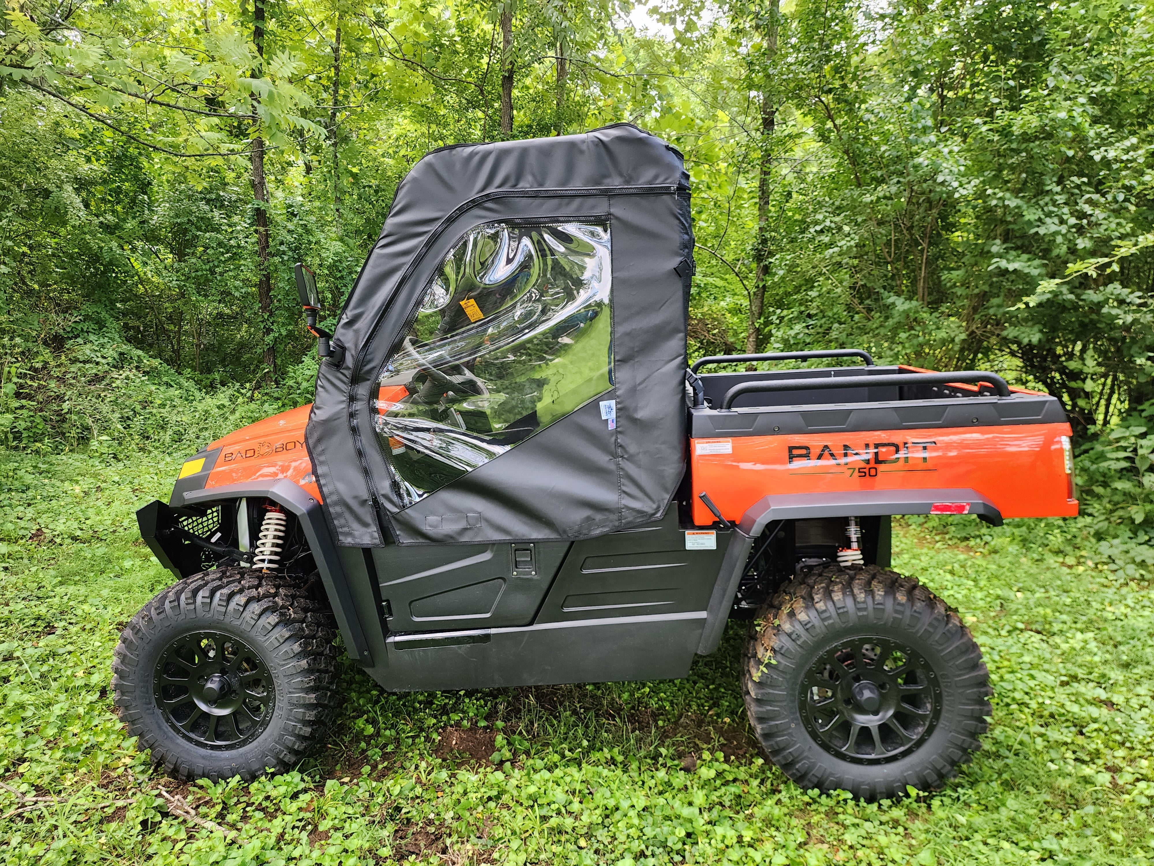 Bad Boy Bandit 750 - Full Cab Enclosure for Hard Windshield