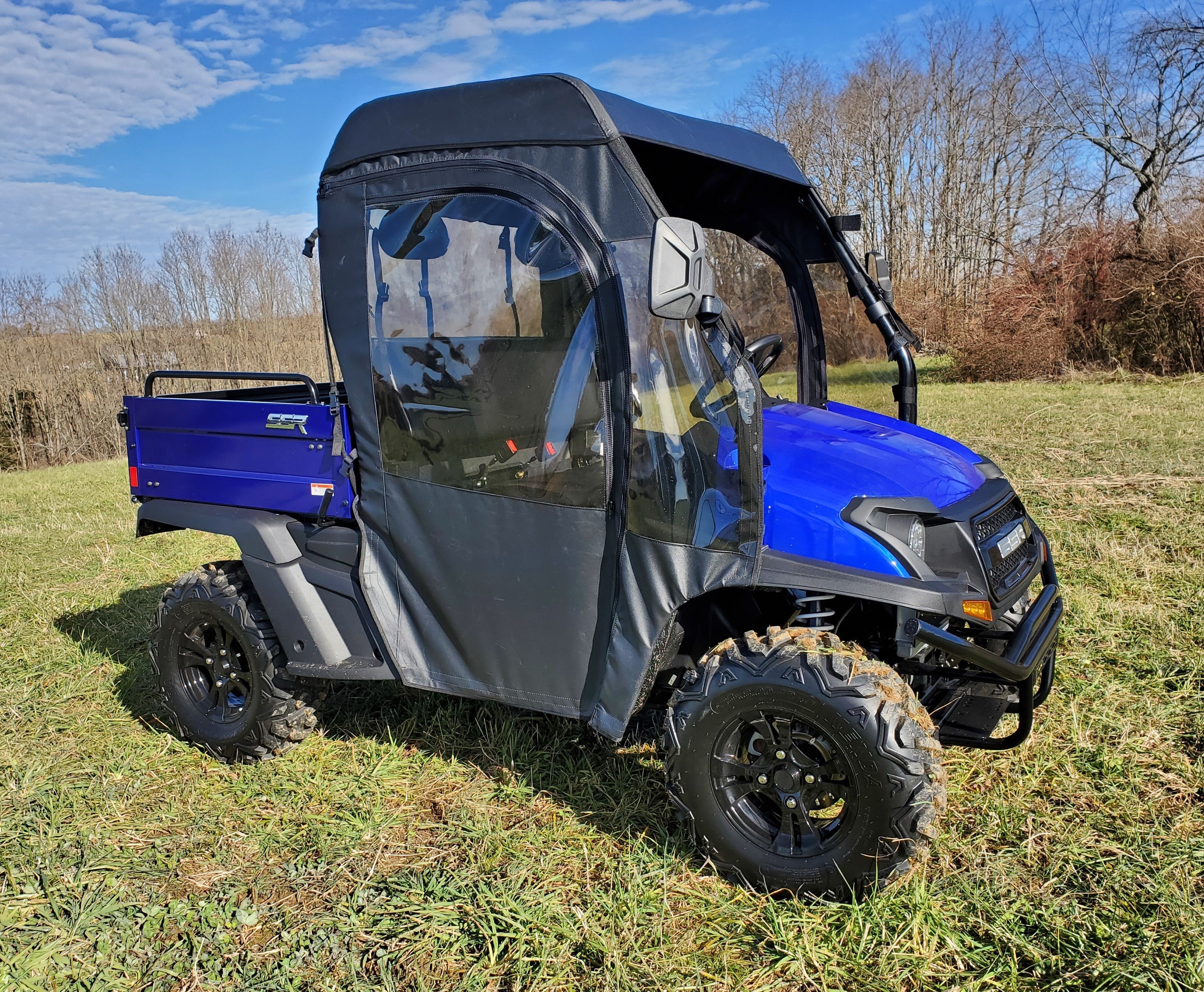 Bison 400U/200U/200P - Full Cab Enclosure for Hard Windshield