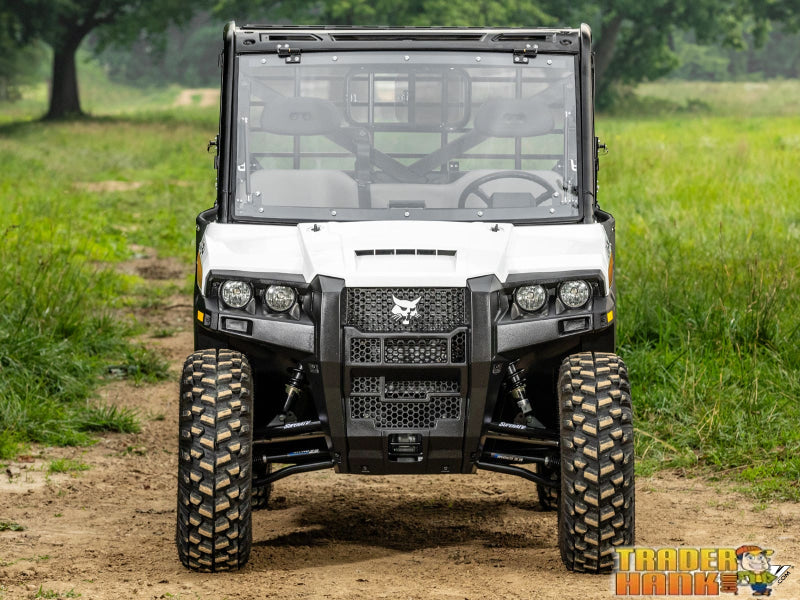 Bobcat UV34 Scratch-Resistant Flip Windshield | UTV Accessories - Free shipping