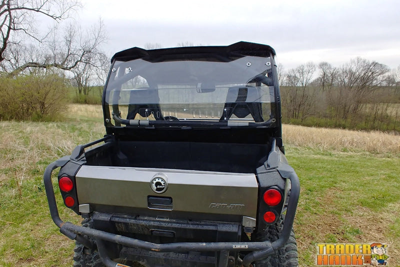 Can-Am Commander - 1 Pc Lexan Back Panel w/Vent Clamp and Lower Panel Options | UTV Accessories - Free shipping