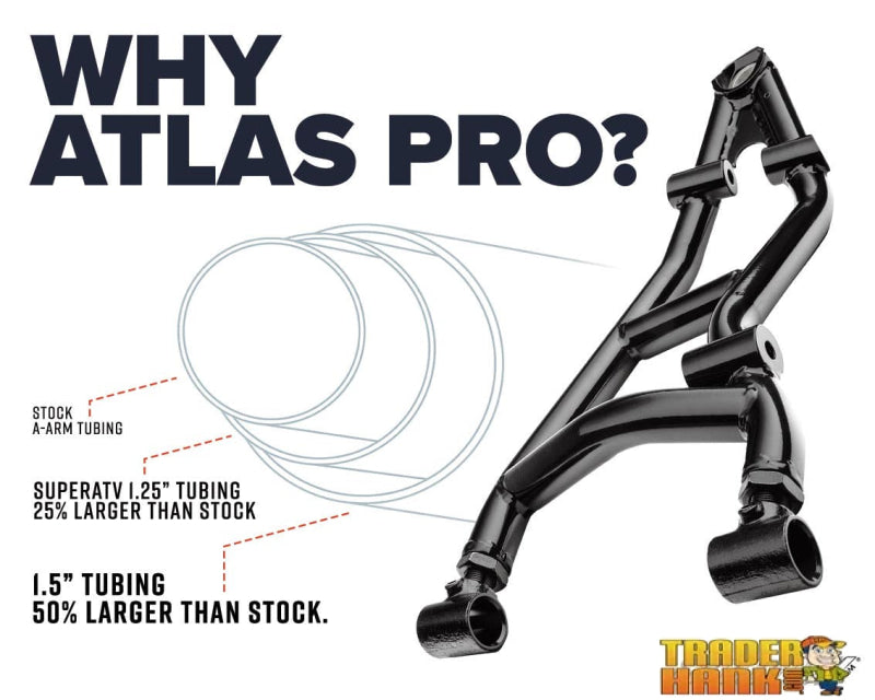 Can-Am Commander 1000 Atlas Pro 1.5’’ Forward Offset A-Arms | UTV Accessories - Free shipping