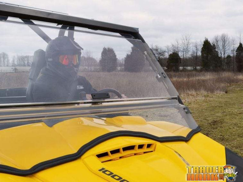 Can-Am Commander Scratch Resistant Flip Windshield | SUPER ATV WINDSHIELDS - Free Shipping