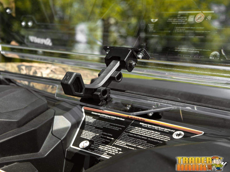 Can-Am Commander Scratch Resistant Flip Windshield 2011-2021 | SUPER ATV WINDSHIELDS - Free shipping