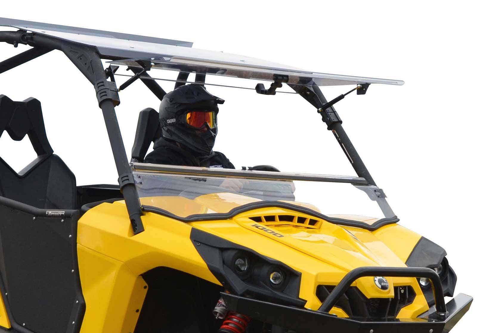 Can-Am Commander Flip Windshield
