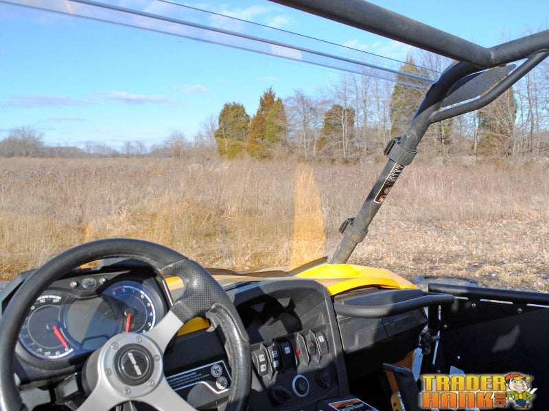 Can-Am Commander Scratch Resistant Full Windshield | Free shipping