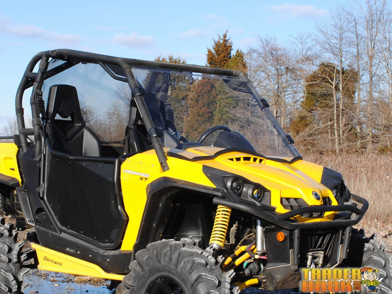 Can-Am Commander Scratch Resistant Full Windshield | Free shipping