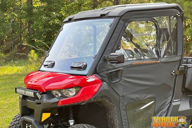 Can-Am Defender Hard Coated Windshield with Vents | UTV Accessories - Free shipping