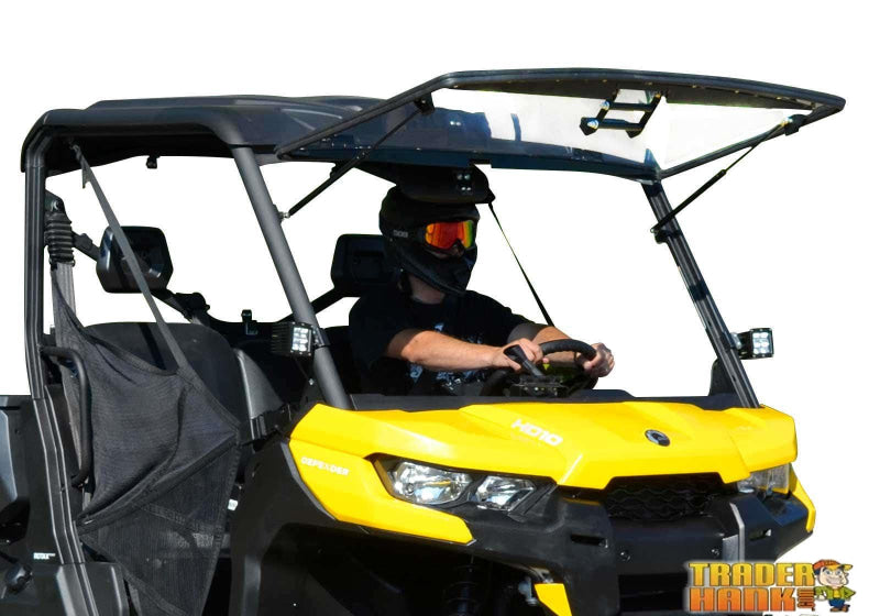 Can-Am Defender HD5 Flip Windshield | UTV Accessories - Free shipping