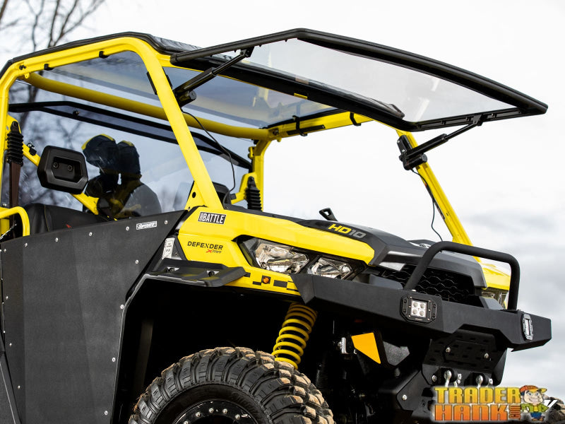 Can-Am Defender HD7 MaxDrive Power Flip Windshield | UTV Accessories - Free shipping