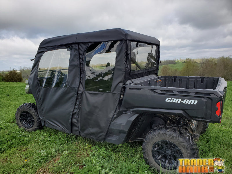 Can-Am Defender Max 4 - Full Cab Enclosure For Hard Windshield (Full Doors) | UTV Accessories - Free shipping