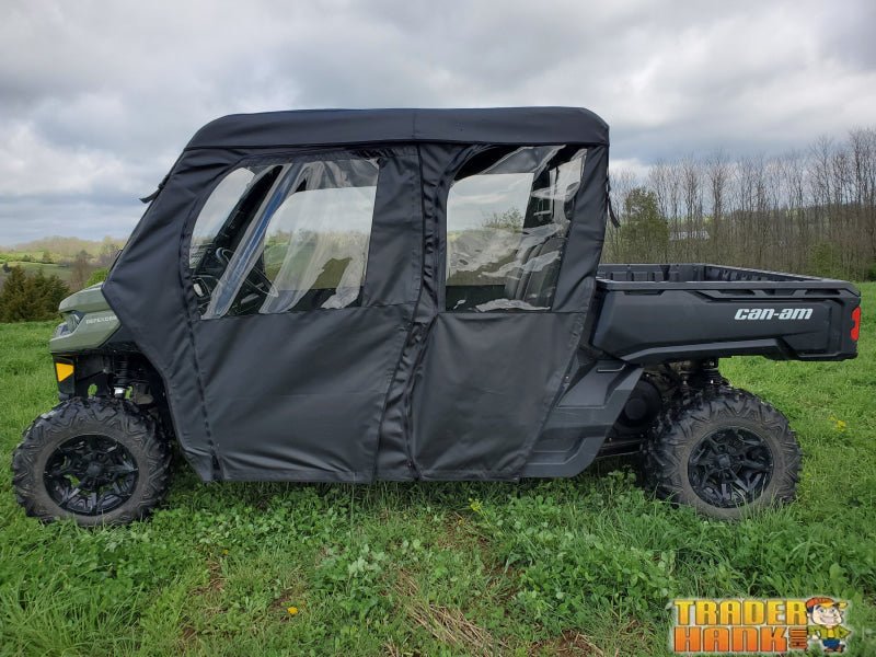 Can-Am Defender Max 4 - Full Cab Enclosure For Hard Windshield (Full Doors) | UTV Accessories - Free shipping