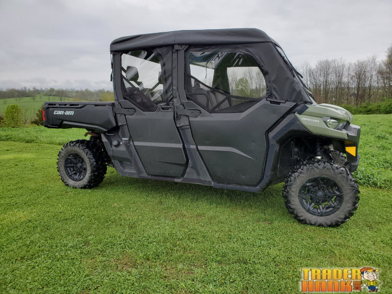 Can-Am Defender Max 4 - Full Cab Enclosure For Hard Windshield (Half Doors) | UTV Accessories - Free shipping