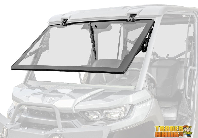Can-Am Defender MaxDrive Power Flip Glass Windshield | UTV Accessories - Free shipping