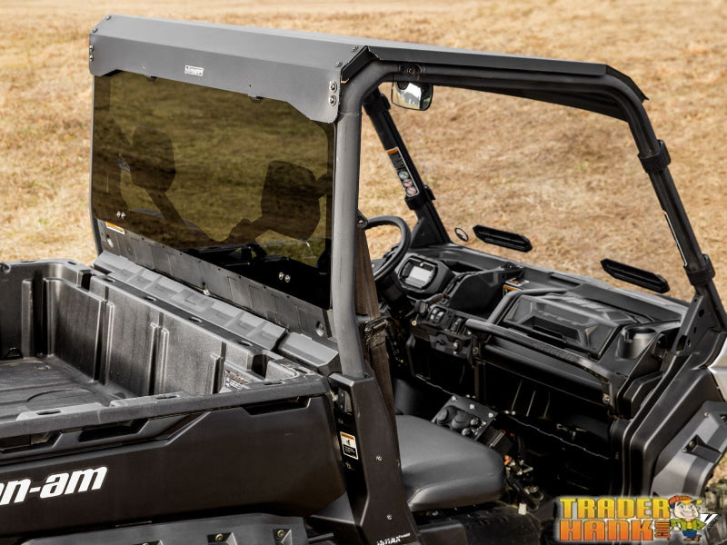 Can-Am Defender Rear Glass Windshield | UTV Accessories - Free shipping
