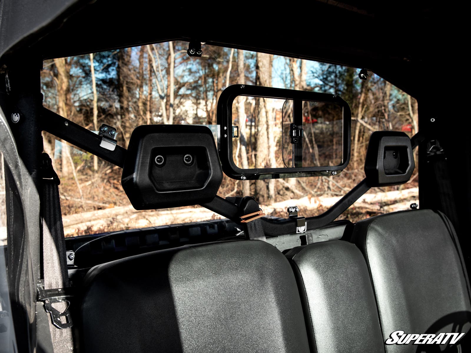 Can-Am Defender HD9 Sliding Rear Windshield
