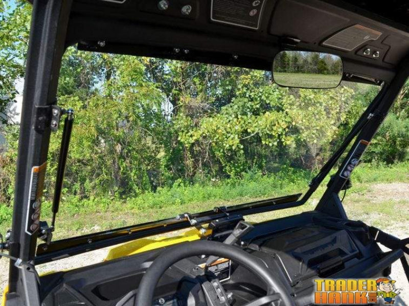 Can-Am Defender Scratch Resistant Flip Windshield | SUPER ATV WINDSHIELDS - Free Shipping