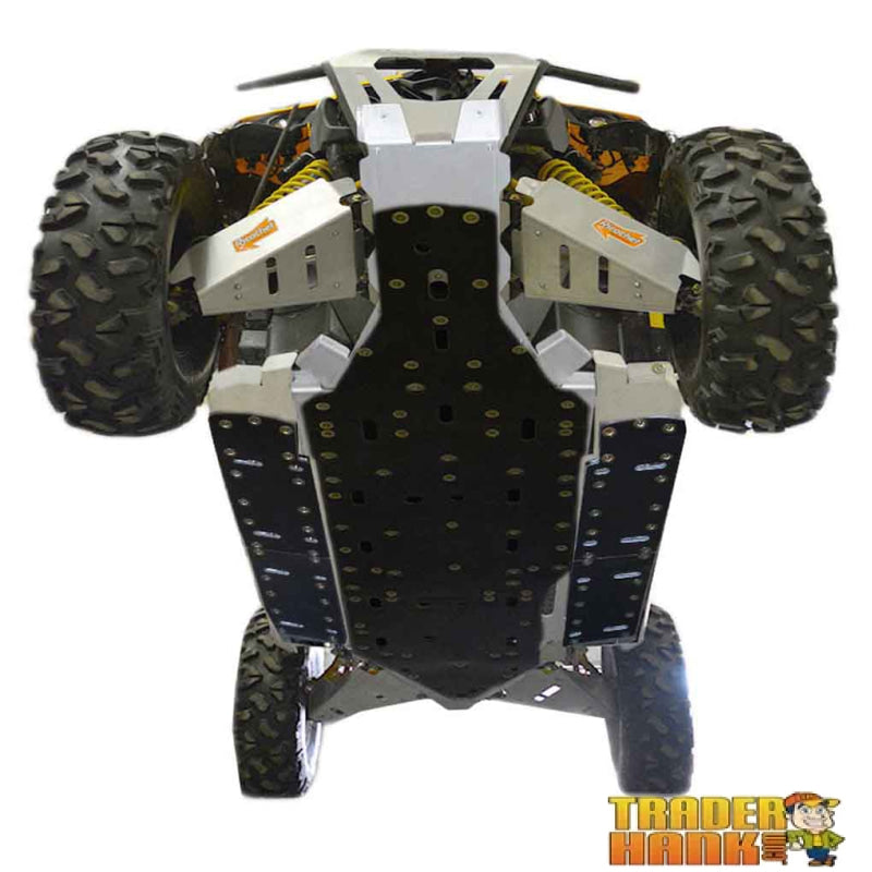 Can-Am Maverick MAX DPS Ricochet 12-Piece Complete Aluminum or with UHMW Layer Skid Plate Set | Free shipping