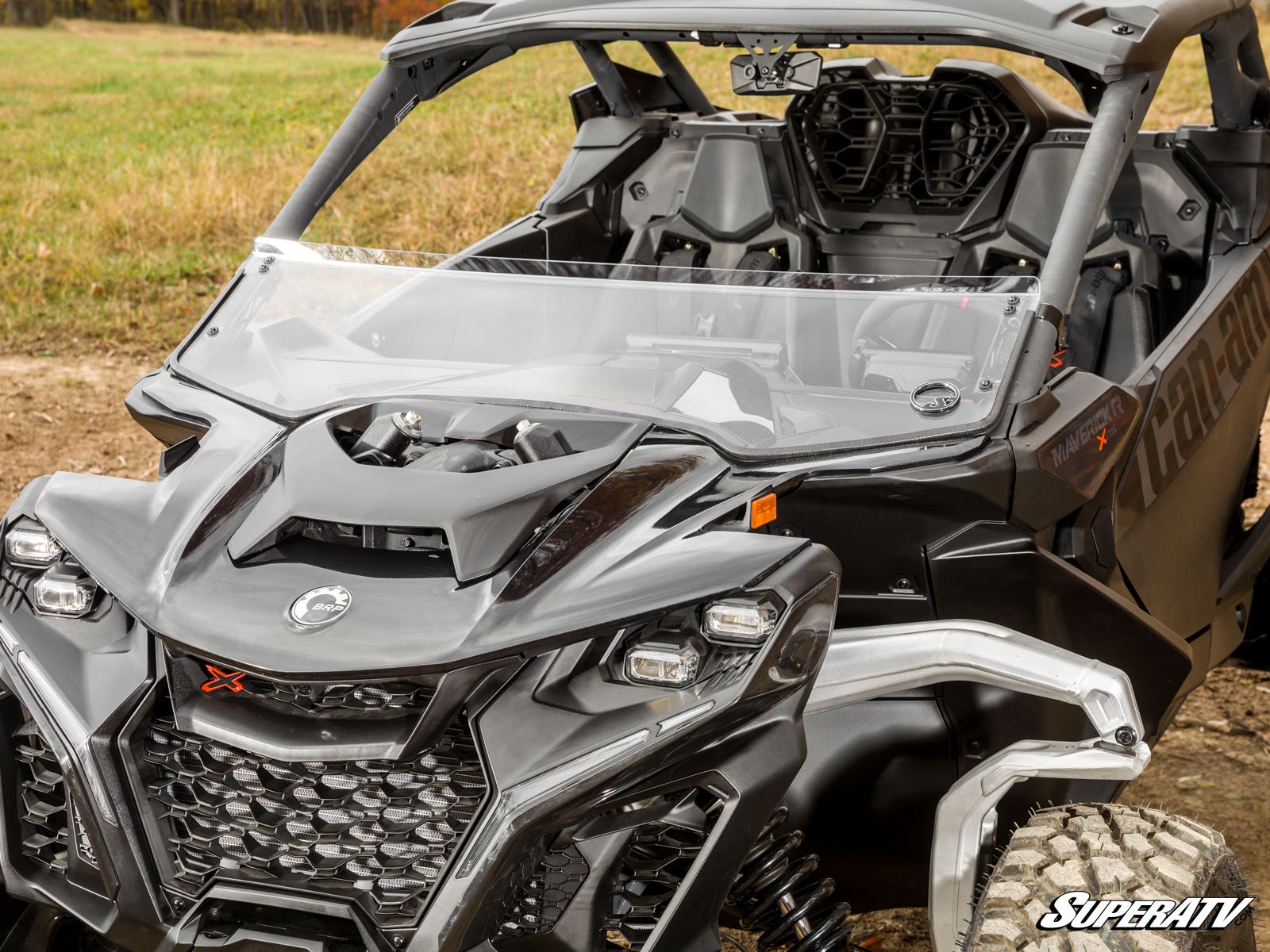 Can-Am Maverick R Scratch-Resistant Half Windshield