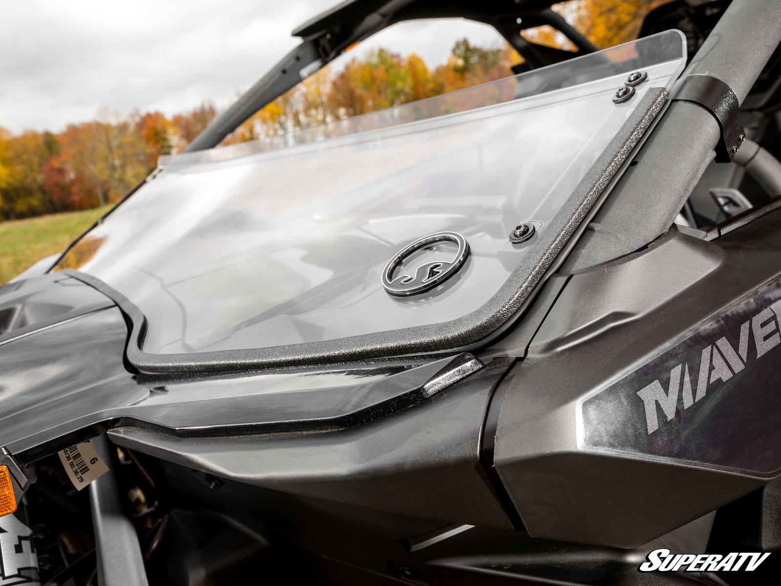 Can-Am Maverick R Scratch-Resistant Half Windshield