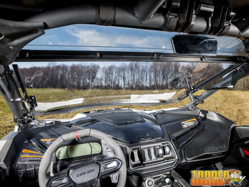Can-Am Maverick R Scratch-Resistant Flip Windshield | UTV Accessories - Free shipping