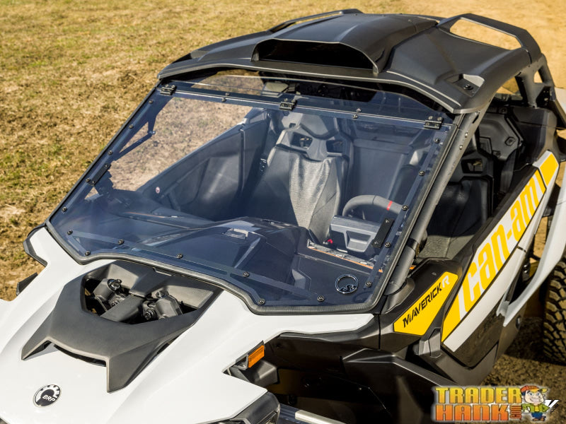 Can-Am Maverick R Scratch-Resistant Flip Windshield | UTV Accessories - Free shipping