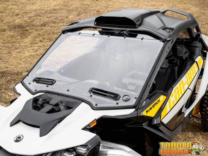Can - Am Maverick R Scratch - Resistant Vented Full Windshield | UTV Accessories - Free shipping