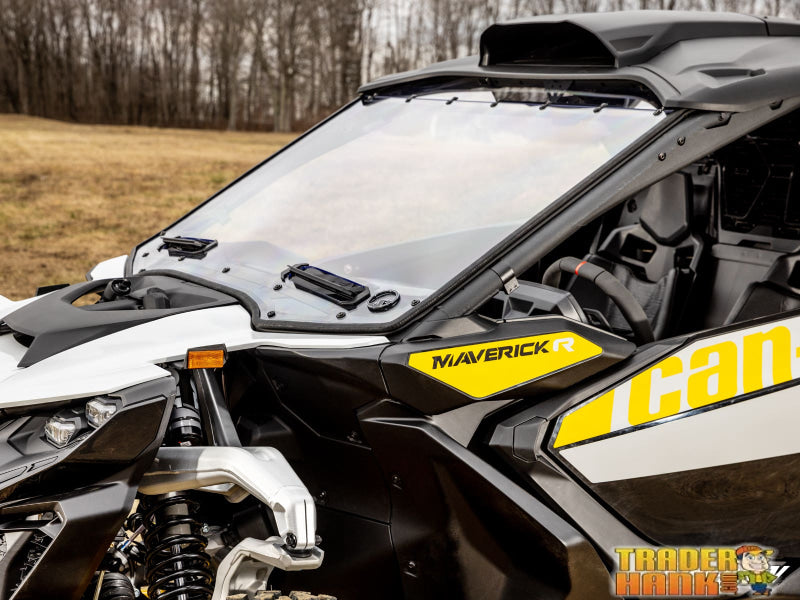 Can-Am Maverick R Scratch-Resistant Vented Full Windshield | UTV Accessories - Free shipping