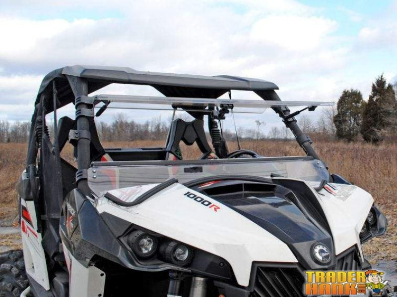 Can-Am Maverick Scratch Resistant Flip Windshield | Free shipping