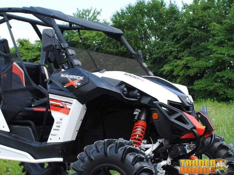 Can-Am Maverick Scratch Resistant Half Windshield | SUPER ATV WINDSHIELDS - Free Shipping