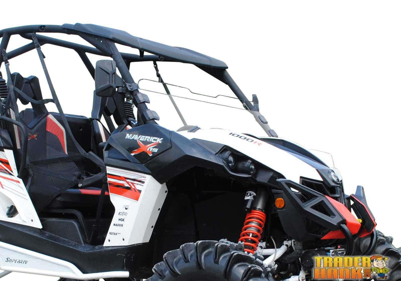 Can-Am Maverick Scratch Resistant Half Windshield | Free shipping