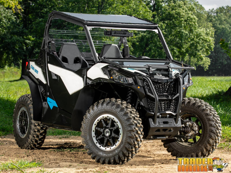 Can-Am Maverick Sport Flip Down Glass Windshield | UTV Accessories - Free shipping