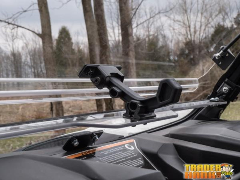 Can-Am Maverick Sport Scratch Resistant Flip Windshield | SUPER ATV WINDSHIELDS - Free shipping