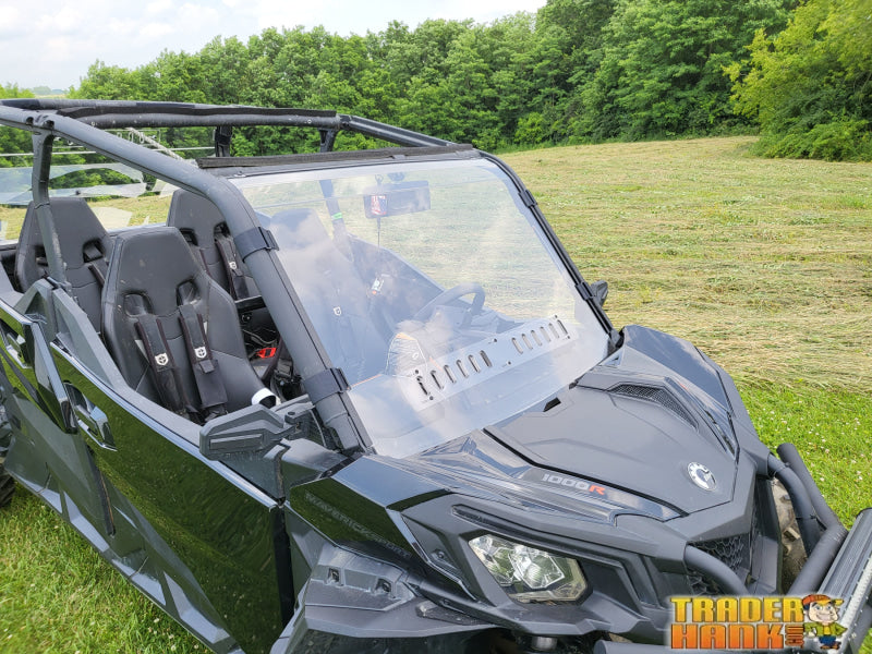 Can-Am Maverick Sport Max - 1 Pc Windshield w/Hard Coat and Vent Options | UTV Accessories - Free shipping