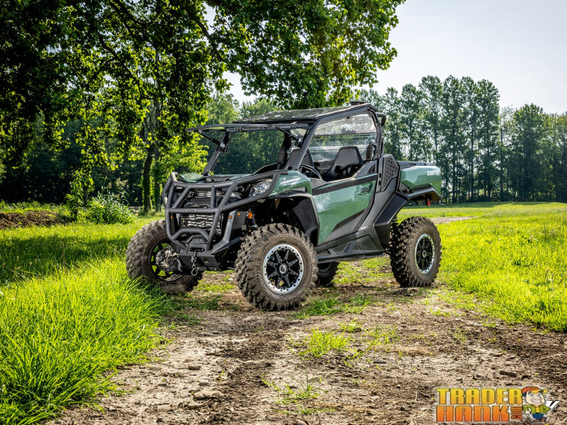Can-Am Maverick Sport MaxDrive Power Flip Glass Windshield | Free shipping