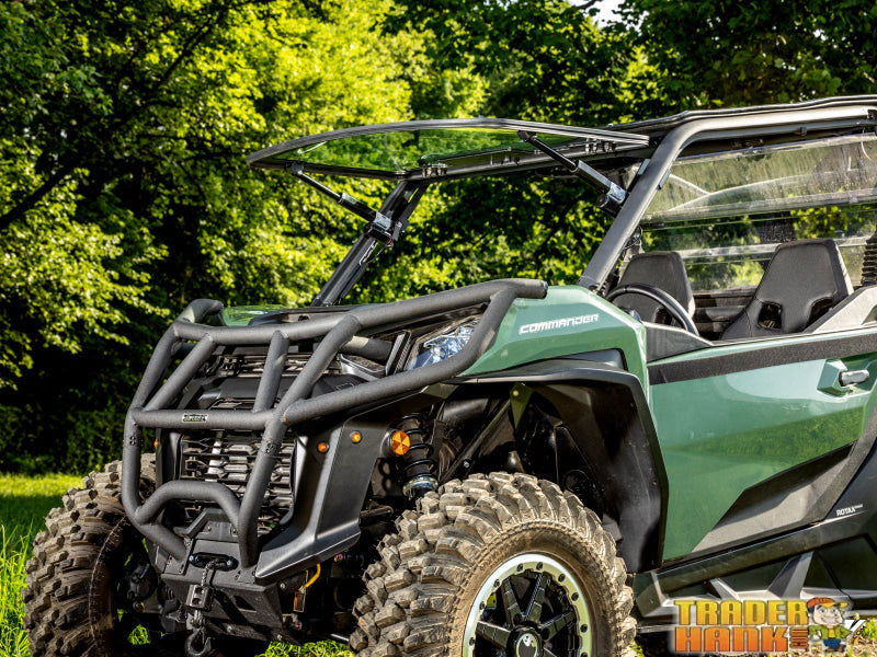 Can-Am Maverick Sport MaxDrive Power Flip Glass Windshield | Free shipping