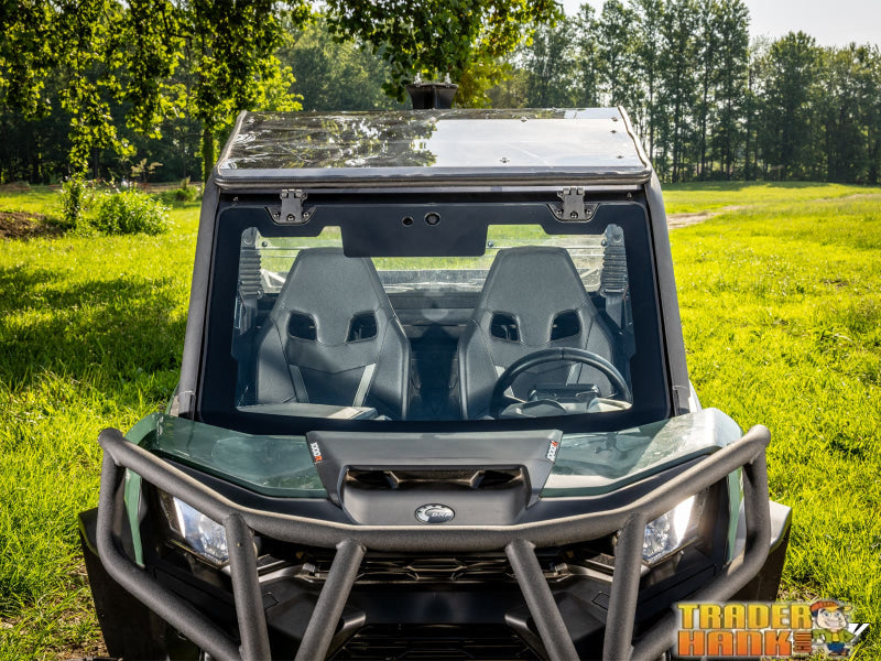 Can-Am Maverick Sport MaxDrive Power Flip Glass Windshield | Free shipping