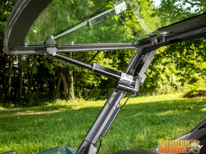 Can-Am Maverick Sport MaxDrive Power Flip Glass Windshield | Free shipping