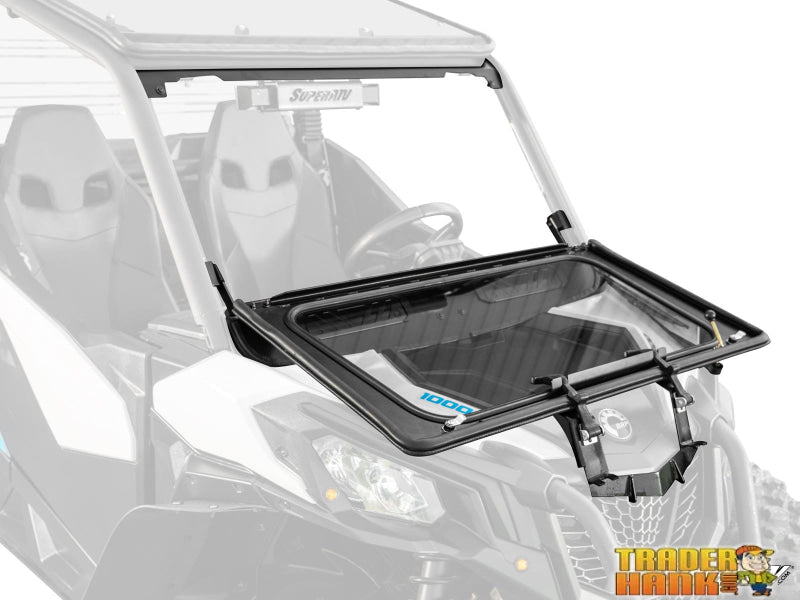 Can-Am Maverick Trail Flip Down Glass Windshield | UTV Accessories - Free shipping