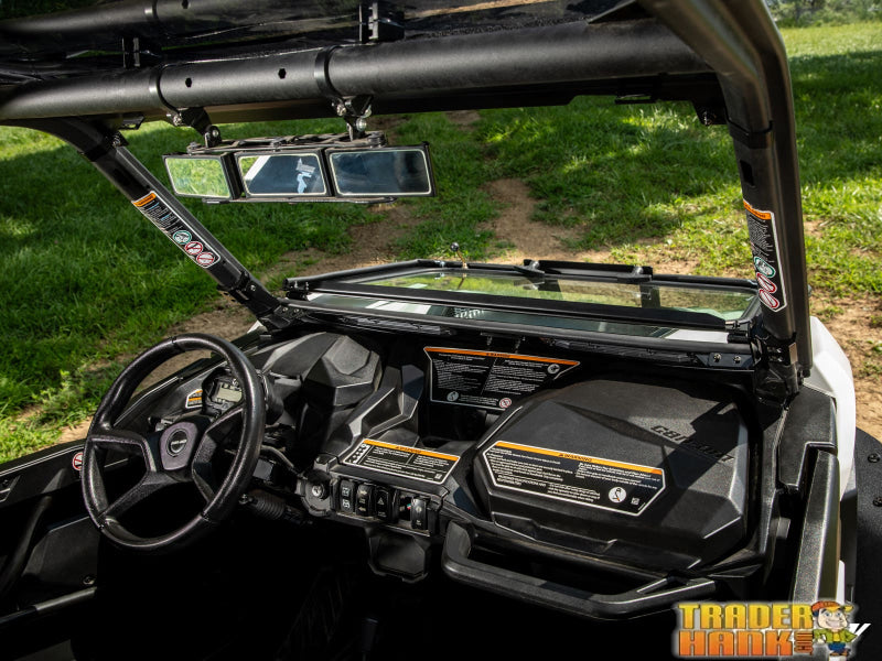 Can-Am Maverick Trail Flip Down Glass Windshield | UTV Accessories - Free shipping