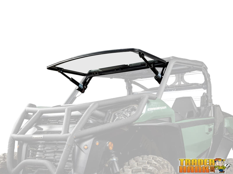 Can-Am Commander MaxDrive Power Flip Glass Windshield