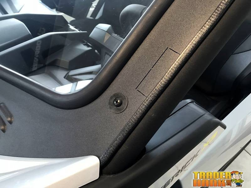 2017-2019 Can-Am Maverick X3 Laminated Glass Windshield with Slide Vent | UTV ACCESSORIES - Free Shipping